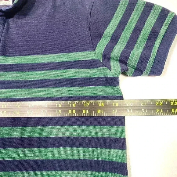 Taanz Men's Summer Polo XL Stripes No Collar Button Henley Type European READ - Picture 11 of 16